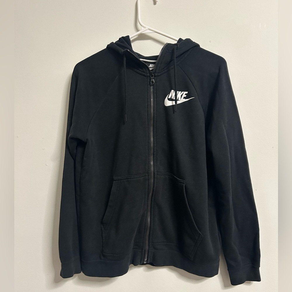 Nike Black Zip Up Sweater‎